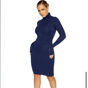 Naked Wardrobe turtle neck dress in Large.